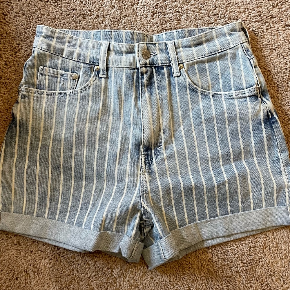 H&M &Denim high waisted shorts